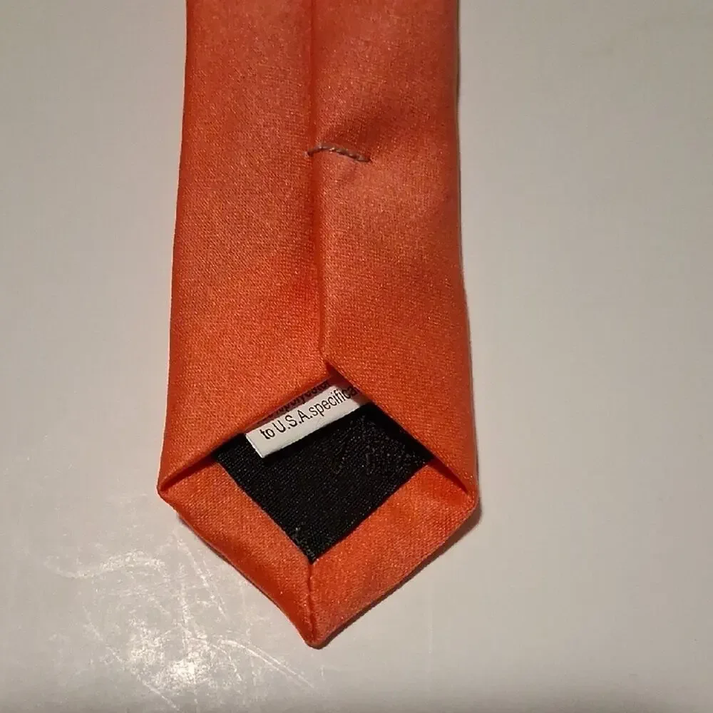 Elegant Burnt Orange Men's Tie
